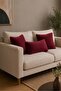 Bohemian Decorative Pillow and Cushion Cover 30X50 cm Claret Red Plain - 2