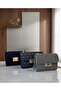 Women's Stylish Lock Detailed Chain Strap Daily and Evening Dress Shoulder Bag Size 19*14 cm - 4
