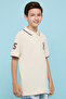Print Detail Polo T-Shirt with Short Sleeves - 4