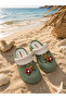 Women's Sabo Slippers with Teddy Bear Figure – Lightweight, Comfortable and Stylish Everyday Slippers - 2