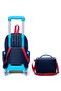 Primary School Trolley Bag and Lunch Set - Boy - Blue and Yellow Dragon Pattern - 3