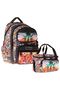 Kids Aviator Boys' Black Primary School Backpack and Lunch Bag Set - Setkk-L5424B