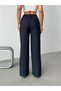 Women's High Waist Palazzo Wide Leg Linen Trousers - 4