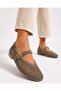 Women's Mesh, Knitted Texture, Strappy, Stylish Design, Casual Ballet Flats - 2