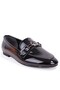 Dza07-86926107 Black Patent Leather Daily Ballerina Women's Shoes