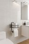 Toilet Paper Rack with Strong Adhesive Spare Shelf Bathroom Organizer Toilet Paper Holder