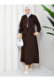 Women's Pocket Detailed Zippered Jacket and Skirt Islamic Clothing Two-Piece Set