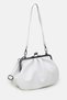 Women's White Burs Detailed Hand, Arm and Shoulder Bag 28X18