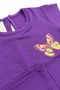 Baby Girl Butterfly Printed Casual Short Sleeve Summer T-Shirt - 3