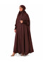 Premium Espresso Rose Jilbab - Prayer Dress - 5