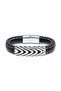 Steel Detailed Leather Men's Bracelet Premium Design Gift 01826 - 2