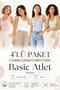 Women's 4-Piece Cotton & Modal Thick Strap Flexible Basic Undershirt - 4-Piece Advantage Pack
