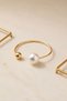 Women's Gold Pearl Detailed Minimalist Bracelet
