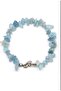 Aquamarine Cracked Natural Stone Bracelet