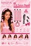 3-Piece Satin Heatless Curling Iron Set with Opening Comb Gift Hair Styling Night Curl Hair Curling Apparatus