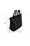 Women's Multi-Pocket Water-Resistant Imported Parachute Fabric Large Size Multi-Compartment Shoulder Bag Adjustable Strap Crossbody Bag - 4