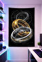 Popular-10 Wall Covering Brilliant Quality Fabric Room Decor Tapestry Wall Tapestry Gaming