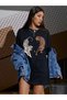 Women / Girls Oversize T-Shirt Tiger Printed - 5