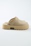 Paulo Women's Eva Strappy Milk Brown Slippers - 3