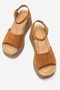 Liam Women's Genuine Leather Sandals Tan Suede - 4