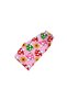 Girls' Cotton Thin Summer Fabric Pink Colorful Mushroom Pattern Short Ruffle Sleeve Shorts Pajama Set - 6
