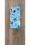 Huawei P30 Lite Sea Shell Ocean Printed Inside Velvet Silicone Phone Case (Blue Case) - 6