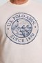 Men's Cream Regular Fit Crew Neck T-Shirt 50322495-Vr071 - 6