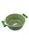 Granite Non-Stick Aluminium Sauce Pan With Lid Green/Clear - 4