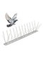 Bird Spikes Deterrent for Pigeons, Stainless Steel Repellent Strip, Outdoor Pest Control for Roof Fence Mailbox Window