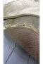 Kozan Non-Slip Base, Dowry Box, Soft Lace Detailed 2-Piece Super Luxury Oval Bath Mat Set - 4