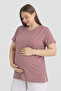 Cotton Short Sleeve Maternity T-Shirt 3-Pack – Soft and Comfortable Maternity Wear - 2