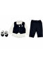Premium Elegance Baby Boy Vest Suit Set - 4