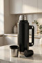 1.5 Liter, Black 304 Stainless Steel Camping Thermos