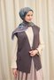 Lorena - Velora Ethnic Series Scarf - Dark Mink, Lilac, Purple, Baby Blue, Black - 161027-09 - 2