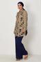 Belted Detail Crepe Pants 70970 - 4