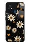Xiaomi Redmi 12C Glossy Phone Case with Midnight Daisies Design