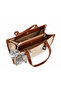 Riviera Wicker Women's Shoulder Bag - Long Strap - Scarf Detail - 4