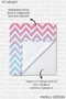 منشفة شاطئ عصرية بنمط متعرج - منشفة من الألياف الدقيقة سريعة الجفاف باللون الأزرق الباستيل والوردي البسيط - 8
