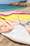 Fruit-Themed Banana Figure Beach Towel - Tropical Retro Pink Yellow Quick-Dry Microfiber Towel - 5