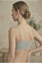 3-Piece Bralette Bustier Crop Tank Top with Removable Pads and Ribbed Rope Straps - 7