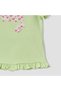 Pack of 2 Crew Neck Ruffle Sleeves T-shirt with Heart Print - 6