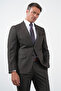Brown Mono Collar 6 Drop Comfort Fit Full Lining Flexible Suit 1001260170 - 2