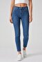 Women Skinny Fit Washed Stretchable Denim Jeans, Blue