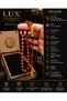 Red Crescent 7X10 mm German Faturan Prayer Beads – Yellow Red Transition Special Casting - 6