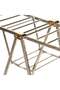 Space Saving Portable Folding Garment Rack Heavy Duty Clothes Hanger Stand 80KG Load Capacity Strong Metal Frame - 8