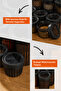 3-Piece Linea Round Storage Container Set 1X(0.50 Liter, 1.1 Liter, 1.70 Liter) Anthracite - 4