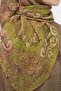 Monare Scarf Ethnic Motif Green 90X90 - 4