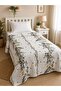 Modern Patterned 100% Cotton Single Cotton Pique - 165X240Cm - Pillowcase Included as a Gift - 2
