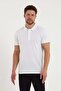 Men's 2-Pack Polo Collar T-Shirt White-White 100% Cotton Non-Shrink Fabric Regular Fit - 3