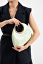 New Ring Accessory Decorated Design Hand and Shoulder Bag (with Long Strap) - 2
